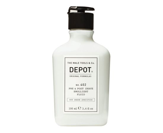 Depot, 400 Shave Specifics No. 402, Essential Oils, Soothing, Pre & Post Shaving Fluid, 100 ml Bārdas kopšana
