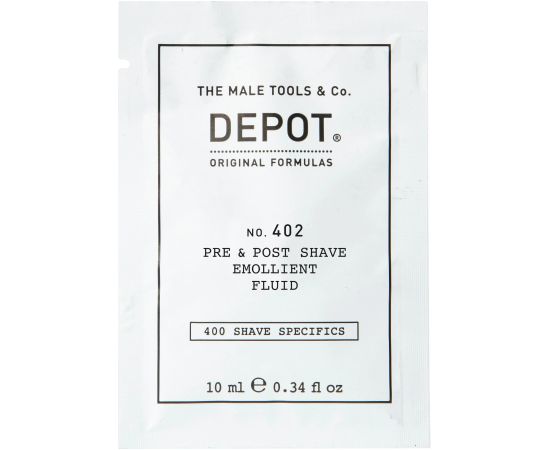 Depot, 400 Shave Specifics No. 402, Essential Oils, Soothing, Pre & Post Shaving Fluid, 10 ml Bārdas kopšana