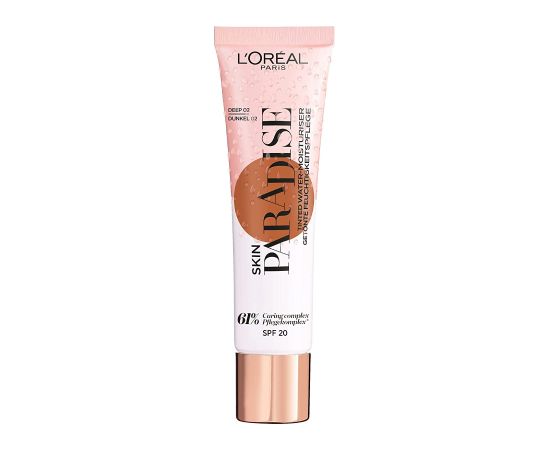 L'Oreal Paris, Skin Paradise, Aloe Vera, Hydrating, Water Cream, For Face, SPF 20, 02, Deep, 30 ml Sejas kopšana
