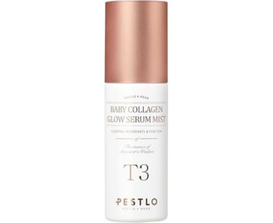 Pestelo, T3 Baby Collagen Glow Serum Mist, Hydration, Before and after makeup, Spray, For Face, 50 ml Sejas kopšana