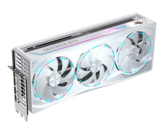 GIGABYTE GeForce RTX 5090 AORUS STEALTH ICE 32G, graphics card DLSS 4, 3x DisplayPort, 1x HDMI 2.1 Grafiskās video kartes