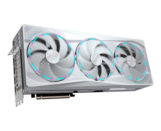 GIGABYTE GeForce RTX 5090 AORUS STEALTH ICE 32G, graphics card DLSS 4, 3x DisplayPort, 1x HDMI 2.1 Grafiskās video kartes