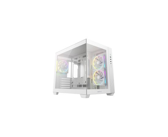 Deepcool Case CG330 3F WH White Micro ATX Power supply included No Корпуса