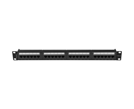 Lanberg Patch Panel 24 port 1U 19" CAT.6A UTP PPUA-1024-B Black Новинки Компьютерная техника
