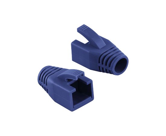 Logilink RJ45 Plug Strain Relief Boot, 8.0mm (50 pcs.) MP0035B Blue Новинки Компьютерная техника