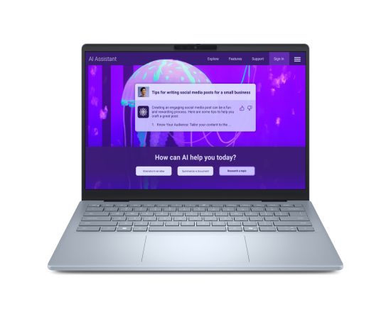 Dell Plus 14 DB1425 Ice Blue 14 " 2.5K 2560 x 1600 pixels Intel Core Ultra 9 288V 32 GB LPDDR5X Solid-state drive capacity 1000 GB Intel Arc Graphics Windows 11 Home 802.11be Keyboard language English Keyboard backlit Warranty 36 month(s) Battery warranty Portatīvie datori