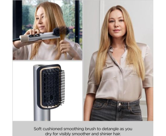 BABYLISS Hair styling comb Air Wand AS6555E Ion conditioning Number of heating levels 4 1600 W Chrome Стайлеры