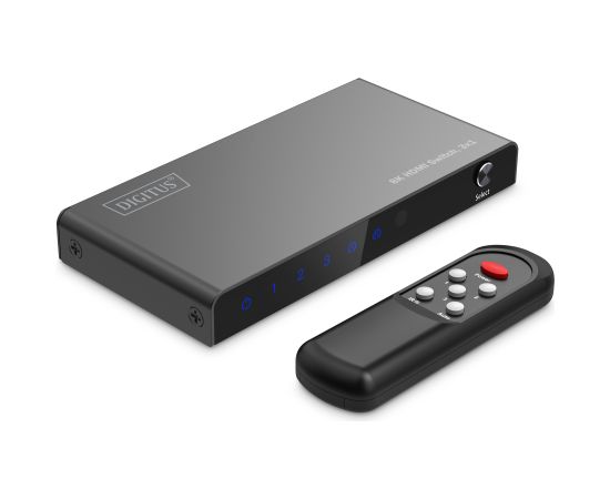 Digitus 8K HDMI Switch, 3x1 DS-55333 Black Новинки Компьютерная техника
