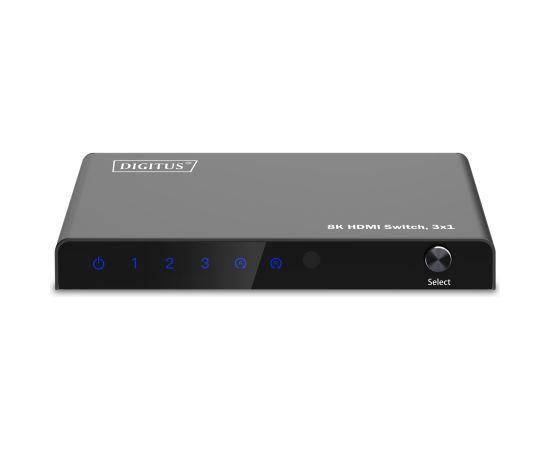 Digitus 8K HDMI Switch, 3x1 DS-55333 Black Новинки Компьютерная техника