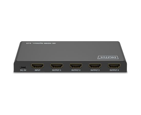 Digitus 4K HDMI Splitter, 1x4 DS-55337 Black Новинки Компьютерная техника
