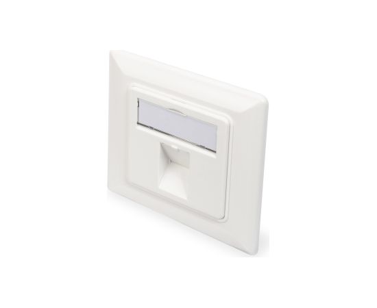 Digitus Wallplate for Keystone Modules, German type, middle plate 50x50 mm, frame 80x80 mm DN-93811 Новинки Компьютерная техника