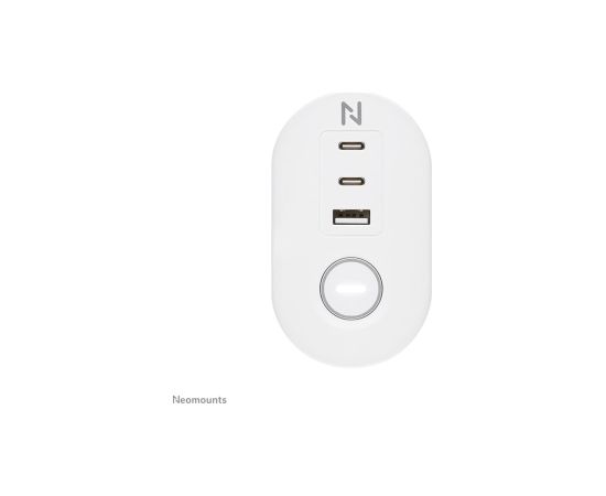Neomounts Desk socket with clamp and USB-C and USB-A ports - Quick charge DS22-840WH6 White Jaunumi - Datori