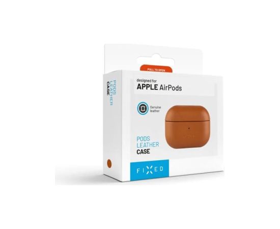 Fixed Earbuds Case with MagSafe Support Apple AirPods Pro 2/Pro 2 (USB-C) Brown Leather Новинки Компьютерная техника