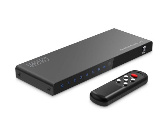 Digitus 8K HDMI Switch, 5x1 DS-55334 Black Новинки Компьютерная техника