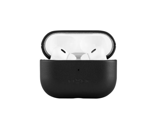 Fixed Earbuds Case with MagSafe Support Apple AirPods Pro 2/Pro 2 (USB-C) Black Leather Новинки Компьютерная техника