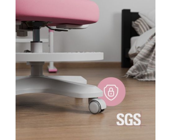 Fotel obrotowy Junior 4.6 Pink Biroja krēsli