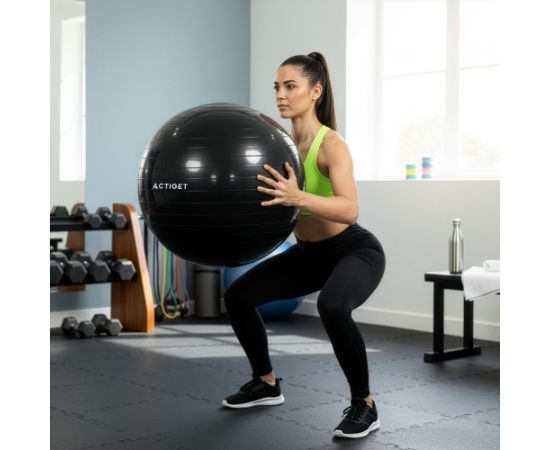 Springos Vingrošanas bumba ar pumpi 75 cm ACT0146 Jaunumi - Sports