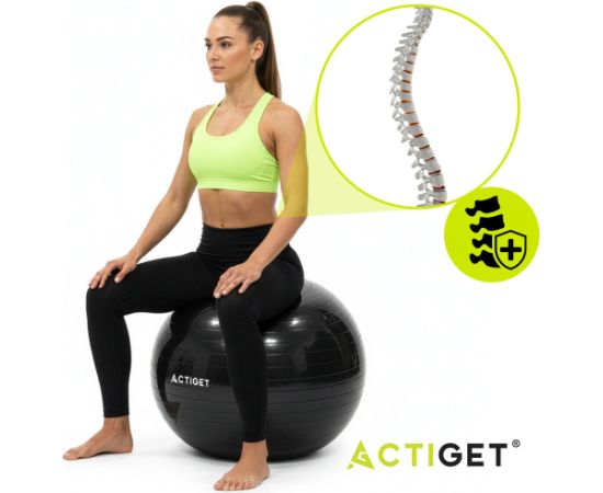 Springos Vingrošanas bumba ar pumpi 75 cm ACT0146 Jaunumi - Sports