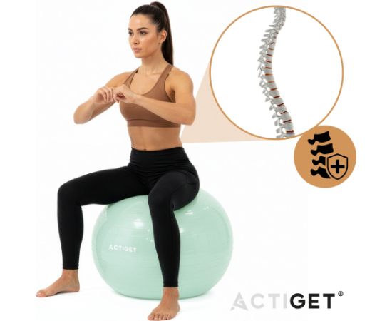 Springos Vingrošanas bumba ar pumpi 65 cm ACT0144 Jaunumi - Sports