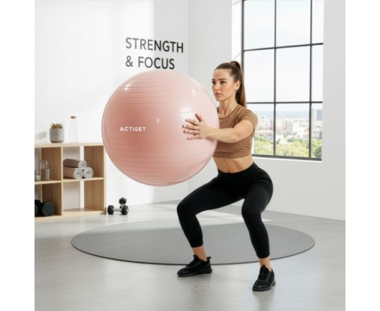 Springos Vingrošanas bumba ar pumpi 65 cm ACT0143 Jaunumi - Sports