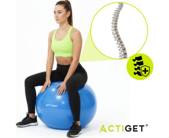 Springos Vingrošanas bumba ar pumpi 55 cm ACT0142 Jaunumi - Sports