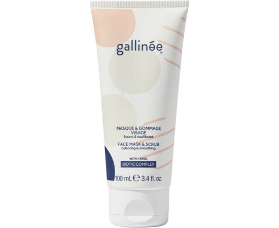 Gallinee, Microbiome Skincare, Biotic Complex, Smoothing, Scrub Mask, For Face, 100 ml *Tester Ķermeņa kosmētika