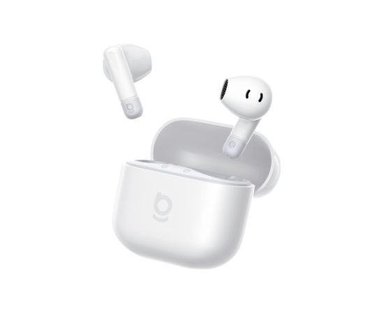 Baseus True Wireless Bluetooth 6.0 austiņas Bass BS2 Lite ar uzlādes korpusu, baltas krāsas Aудио-видео