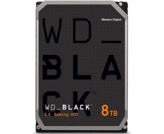 HDD WESTERN DIGITAL Black 8TB SATA 256 MB 7200 rpm 3,5" WD8001FZBX HDD Iekšējie cietie diski