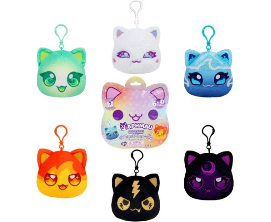 APHMAU Catface Plush Clip-On "Elemental", 10 cm Mīkstās rotaļlietas