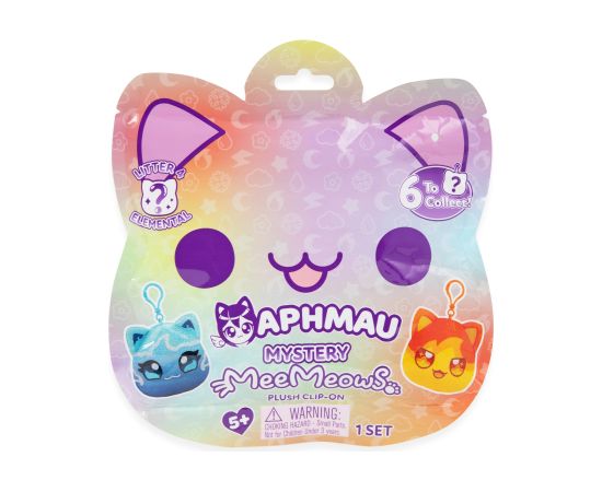 APHMAU Catface Plush Clip-On "Elemental", 10 cm Mīkstās rotaļlietas