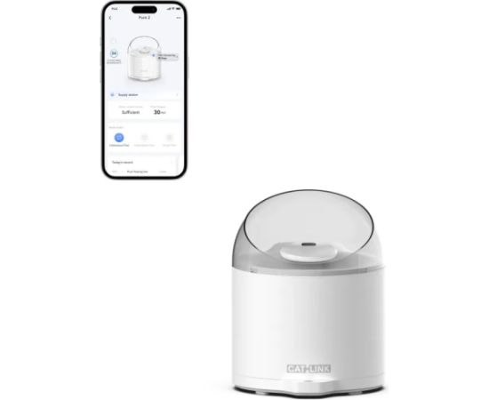 Catlink PET WATER FOUNTAIN PURE 2 W02/UV CL-W-02 CATLINK Bļodas un dzirdinātāji