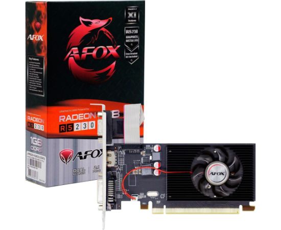 Afox Radeon R5 230 1GB DDR3 64Bit DVI HDMI VGA LP Новинки Компьютерная техника