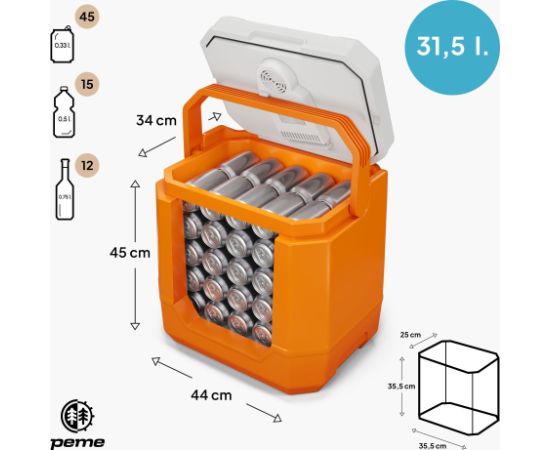 Lodówka turystyczna Peme Trip 31.5 l Aудио-видео