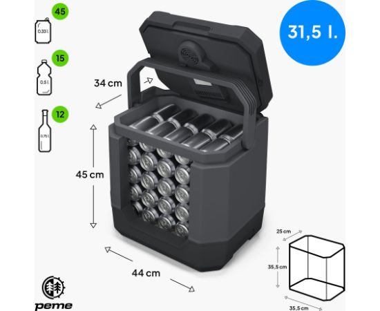 Lodówka turystyczna Peme Trip 31.5 l Aудио-видео