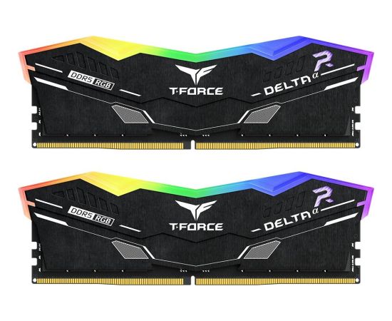 TeamGroup T-Force Deltaα RGB, DDR5, 32 GB, 6000MHz, CL30 (FF7D532G6000HC30DC01) Jaunumi - Datori