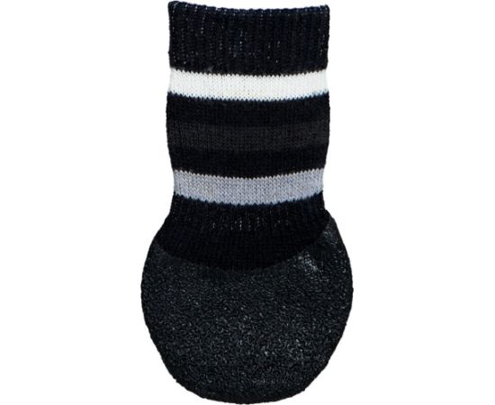 Trixie Skarpetki dla psa antypoślizgowe S–M 2 szt. czarne Citas preces