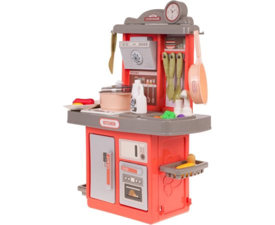 RoGer Interaktīvā Bērnu Virtuve Ar Skaņu 35gab Rozā Virtuves, trauki, sadzīves tehnika