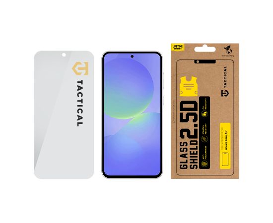 Tactical Glass Shield 2.5D Aizsargstikls priekš Samsung Galaxy A37 Ekrānu aizsardzība