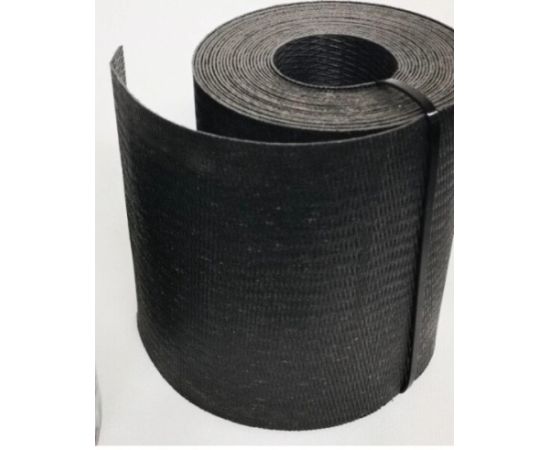 Plastmasas zāliena apmale 6 m × 15 cm, melna Žoga lameles un zālājs