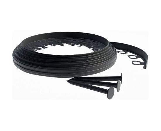 Elastīgā zāliena apmale 10 m ar 20 mietiņiem | 4 cm Žoga lameles un zālājs