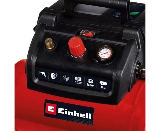 EINHELL compressor TC-AC 190/6/8 OF red/black, 1,200 watts Новинки Для дома и сада 