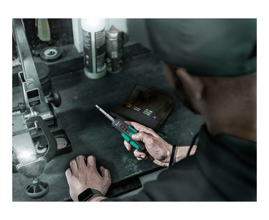 Wera torque screwdriver 7515/7 Kraftform Safe-Torque Speed Bicycle 1 black/green, 7-piece, in a robust folding case Новинки Для дома и сада 