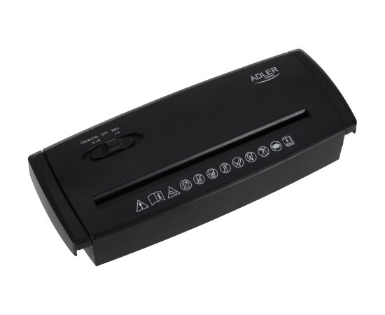 Adler Paper Shredder AD 1040 Black Dokumentu smalcinātāji