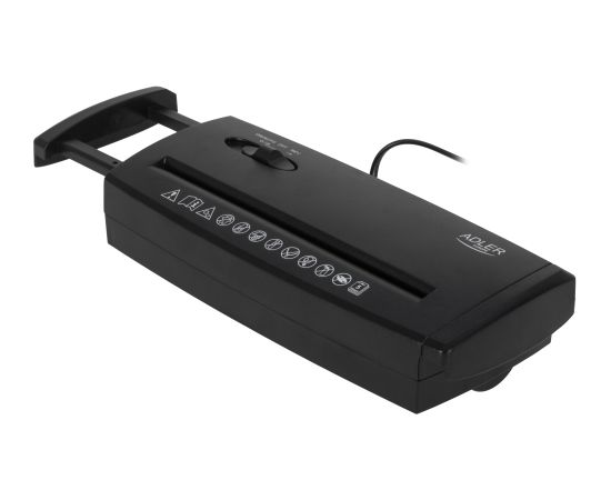Adler Paper Shredder AD 1040 Black Dokumentu smalcinātāji