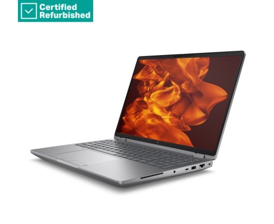 RENEW SILVER HP ZBook Fury G1i Mobile Workstation 16 - Ultra 9-285HX, 32GB, 1TB SSD, RTX PRO 2000 Blackwell 8GB, 16 WUXGA 400-nit AG, 5MP IR cam, WWAN-ready, FPR, US backlit keyboard, 99Wh, Win 11 Pro, 1 years / C78H2ETR#ABH Atjaunoti portatīvie datori