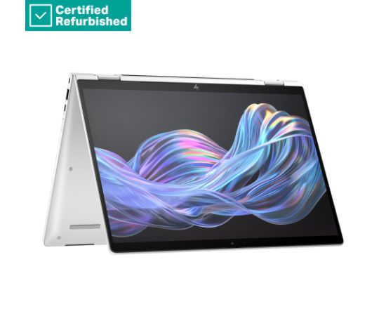 RENEW SILVER HP EliteBook X Flip G1i AI 14 - Ultra 7-258V, 32GB, 1TB SSD, 14 WUXGA Privacy AG, 5MP IR cam, 4G/5G Modem, FPR, UK/Slovenian QWERTZ backlit keyboard, Glacier Silver, 68Wh, Win 11 Pro, 1 years / B69CCETR#BED Atjaunoti portatīvie datori