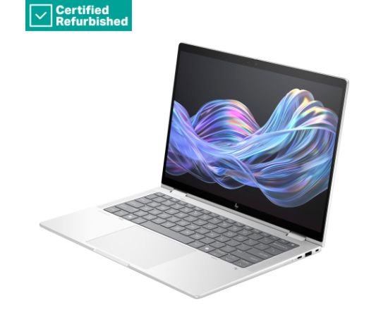 RENEW SILVER HP EliteBook X Flip G1i AI 14 - Ultra 7-258V, 32GB, 1TB SSD, 14 WUXGA Privacy AG, 5MP IR cam, 4G/5G Modem, FPR, UK/Slovenian QWERTZ backlit keyboard, Glacier Silver, 68Wh, Win 11 Pro, 1 years / B69CCETR#BED Atjaunoti portatīvie datori