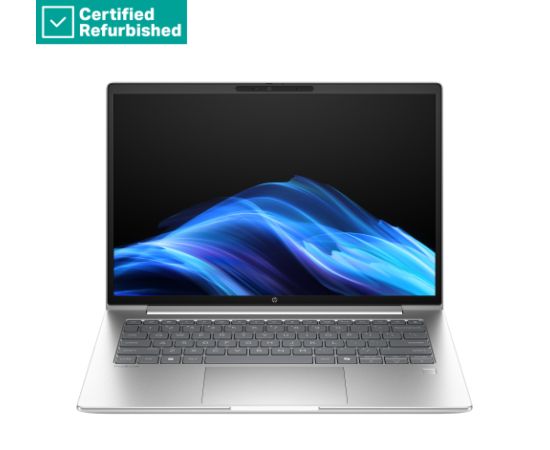 RENEW SILVER HP ProBook 4 G1iR 14 - Core 5-120U, 16GB, 512GB SSD, 14 WUXGA 300-nit AG, 5MP IR cam, FPR, US backlit keyboard, 56Wh, Win 11 Pro, 1 years / B39ZYATR#ABH Atjaunoti portatīvie datori