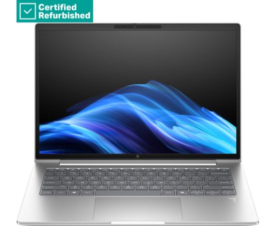 RENEW SILVER HP EliteBook 6 G1i 14 - Ultra 7-255U, 16GB, 512GB SSD, 14 WUXGA 300-nit AG, 5MP IR cam, FPR, US backlit keyboard, 56Wh, Win 11 Pro, 1 years / AD3Q2ETR#ABH Atjaunoti portatīvie datori