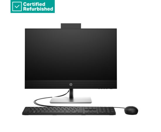 RENEW SILVER HP Pro 440 G9 AIO All-In-One - i5-14500T, 8GB, 512GB SSD, 23.8 FHD Non-Touch AG, NO CAM, Height Adjustable, USB Mouse, DOS, 1 years / 9H6X3ETR#AB8 Atjaunoti personālie datori